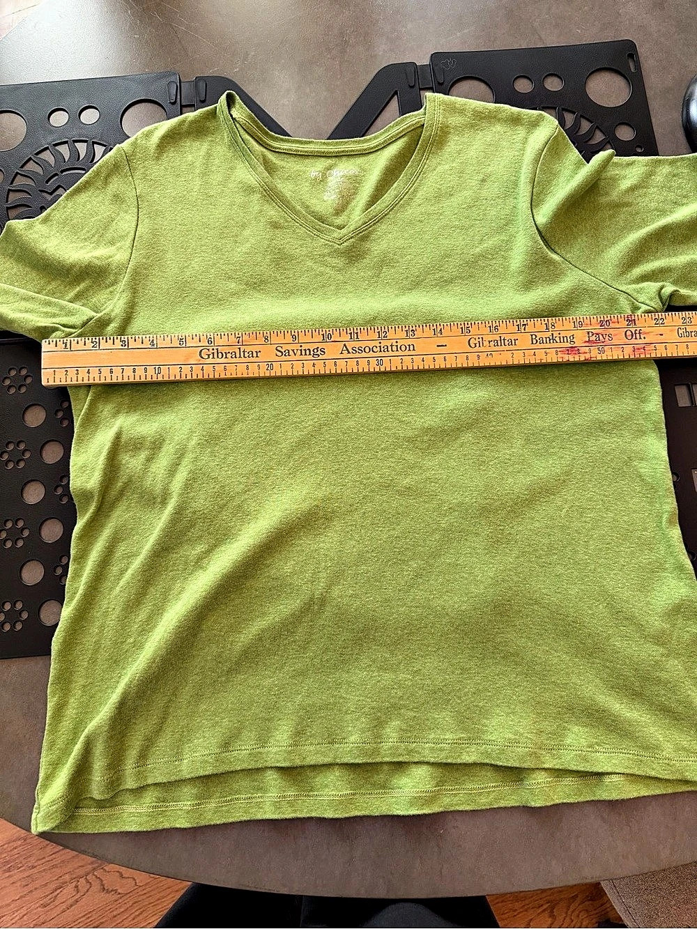 Chico’s 2-Piece Greens V-Neck Cotton T-Shirt Bundle Size XL - Picture 5 of 12